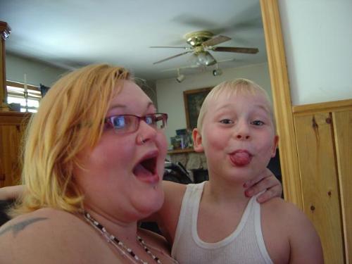 Being Goofy - My Nephew and I - This was taken a few weeks ago - and it is of my nephew and I. We are just being goofy! I love goofy pictures!