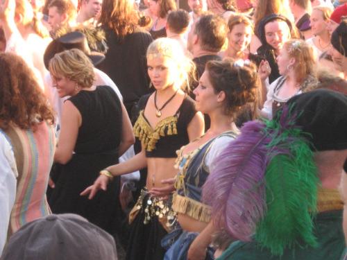Belly Dancers - A few of the many belly dancers at the final dance/drum concert