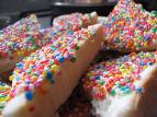 Fairy Bread - White bread with hundreds and thousands.