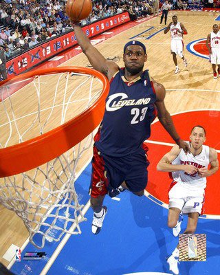 Lebron James - Born: December 30, 1984 Akron, OH Height: 6-8 Weight: 240 lbs. 	 Age: 22 Pos: SF Drafted: 2003, 1st round, 1st pick by Cavaliers