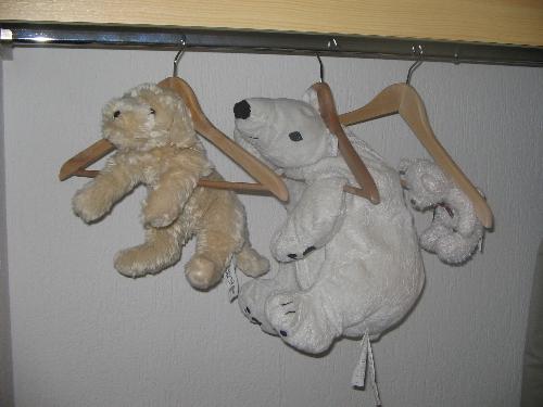 Soft toys.. - Soft toys hanged to dry..