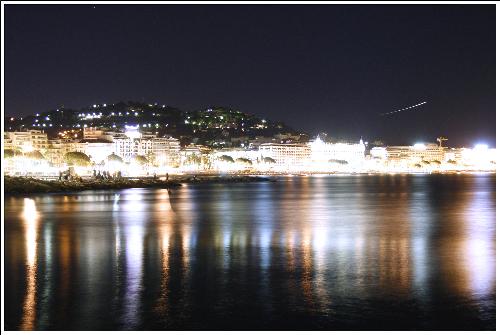 Cannes at night. - Light night every night ;)))