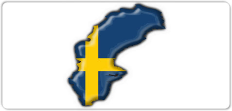 sweden - Map of sweden