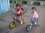 lil girl on their bikes - girls havin fun on their bikes