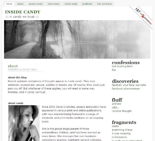 Writer - Writer, Inside Candy Screenshot
