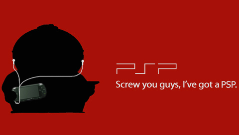 psp wallpaper - want cartman on your psp?