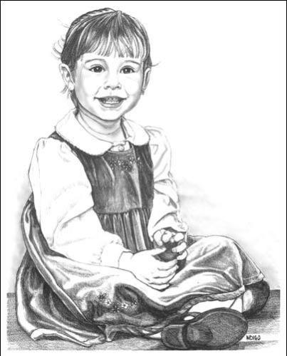 pencil sketch - pencil sketch of a girl!