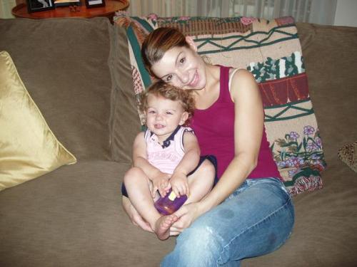 my daughter and granddaughter - My baby