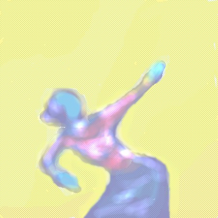 dancing woman - oekaki drawing of a dancing woman.