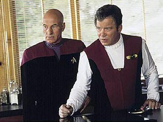 Picard and Kirk - Picard and Kirk: in Star Trek Generations