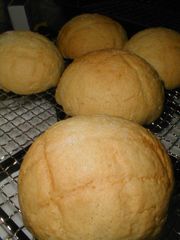 melonpan - Pan, in Japanese means bread,thus,melonpan is melon bread