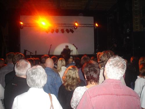 Nils Lofgren - Here i am at one of the concerts i go to these days. This was Bruce Springsteen;s lead guitarist, Nils Lofgren, doing a solo concert in my village last year