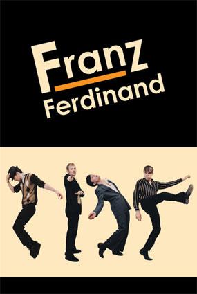 franz ferdinand - franz ferdinand band poster
