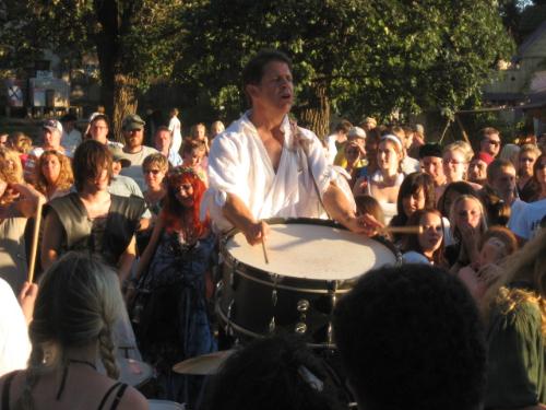 Drum Finale - The soft sounding drumming at the finale