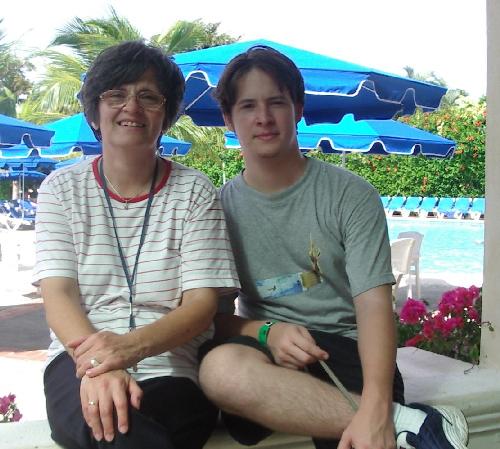 Nico in Puerto Plata, Dominican Rep. - I like this photo better. Nico has longer hair and he is not so serious! A short while later, Nico moved to live in Madrid, where he has been living ever since. He is there with his mother and two brothers, Danny and Alberto.