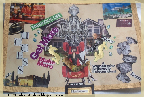 My Millionaire LOA Board! - I made it to inspire myself with.