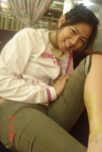 on the couch - my mom was taking picture of me during this time nothing to do