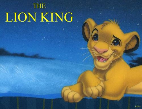 The Lion King - the lion king!