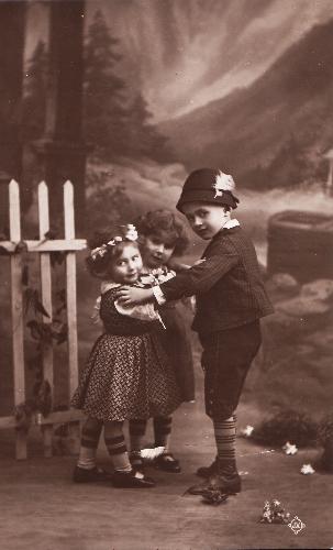 Antique pictures - Little children