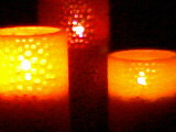 candle artworks - i made these