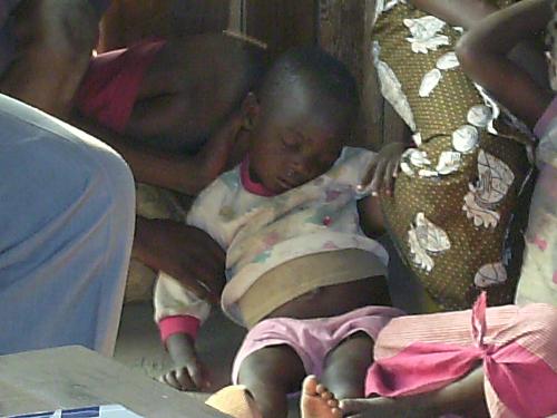 Mission in Africa ( Mozambique ) - Someone fell asleep while we were talking! lol