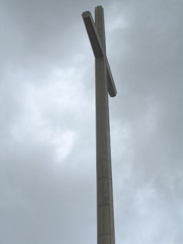 Huge cross - This cross stands over 200 feet tall and is located in St. Augustine, Fl at the site where Spanish settlers first set foot in Florida. It is a beautiful thing.