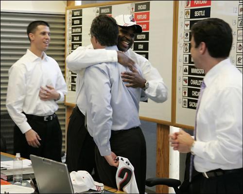 2007 nba draft - A day after being taken with the first pick in the NBA Draft the Blazers