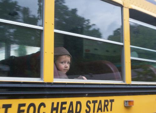 My Baby - My son {3} off to his first day of Head Start!