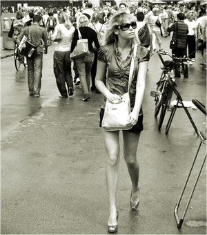 Streets - Working girl working on the streets