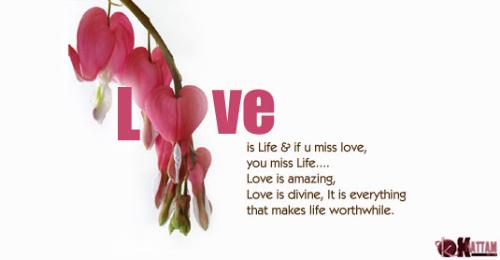 love - love is most powerfull subject in the universe, where there are advantages and disadvantages. So LOVE is as power ful as NUCLEAR BOMB.