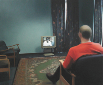 Watching television - Man Watching T.V., 2003