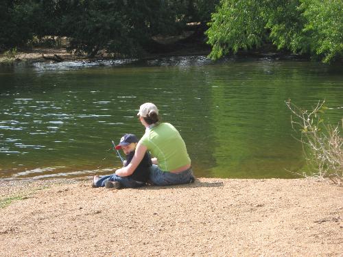 Mom and Son - Curt Gowdy - Mom & Son fishing!