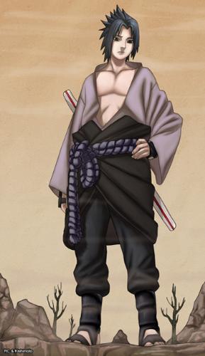 Sasuke - Hey.. Naruto! I'm back. I'm much stronger from before. Have you prepare to fight me? Wahahaha....