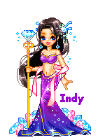 Indie - Animated name Indie, doll