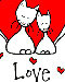 love - love, cats, card