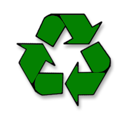 Reduce, Reuse, Recycle - Reduce, Reuse, Recycle sign.