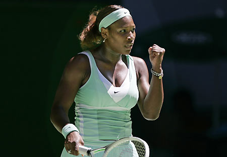 Serena Williams - Full shot of Tennis Player Serena Williams