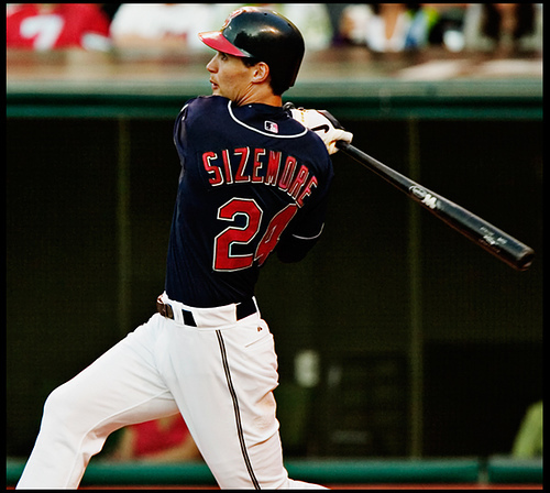 Grady Sizemore - Grady Sizemore at bat
