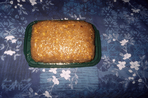 Vegan Cake with Coconut Peacan Frosting - Vegan Cake with coconut peacan frosting