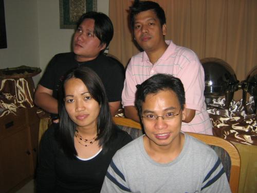 French Community - Snap shot with my friends after the party.