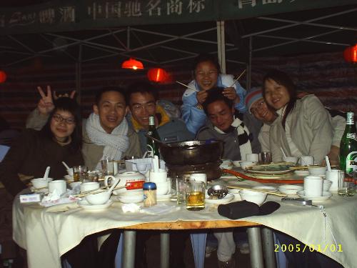 Some of my best friends - Well, me and some of my best friends. The photo was taken after some get-together meal.