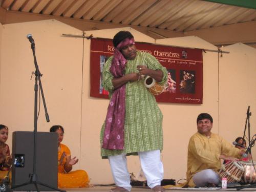 Katha Performer - One of the Katha dancers performing a folk tale at the Minnesota State Fair on 9-02-07