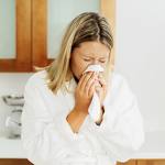 Alergy - A women with allergies
