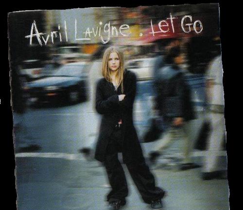 Avril Lavigne - This picture is a scan I made of the front of Avril's first CD, 'Let Go'.