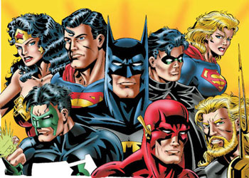 Justice League - Cartoon television show Justice League.