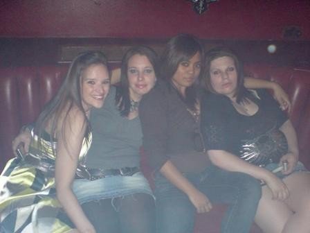 Hanging out with friends - Me and my mates in Pacha, London.