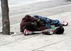 homeless - there are many homeless people in the Philippines