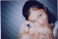 me and my lhasa apso - this is my very 1st Lhasa named 'miKo'. He's now 5years old...