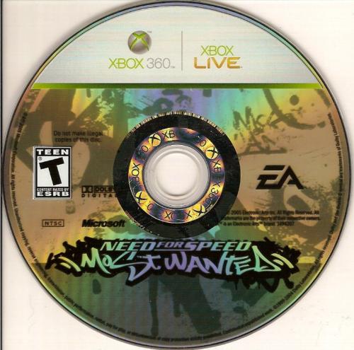 Need For Speed Most Wanted label - This is Need For Speed Most Wanted label