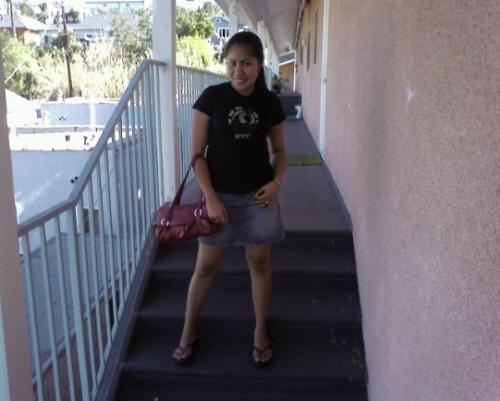 me - outside the apartment